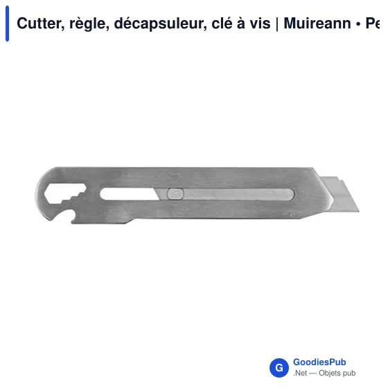 Cutter multifonction personnalisable avec logo - Muireann - Image 8