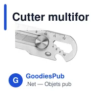Cutter multifonction personnalisable avec logo - Muireann - Miniature 9