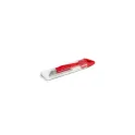 Variante Rouge - Cutter de sécurité personnalisable en plastique et acier avec logo - 3 coloris