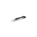 Variante Noir - Cutter de sécurité personnalisable en plastique et acier avec logo - 3 coloris