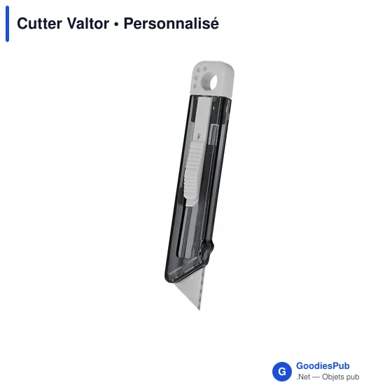 Cutter personnalisable Valtor avec logo pour vos fournitures de bureau - Image 7