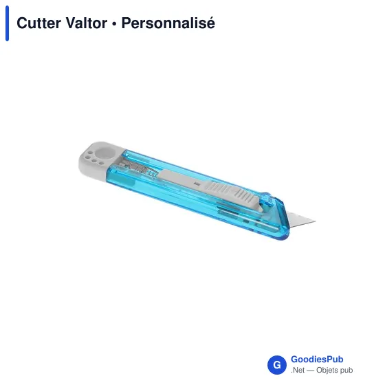 Cutter personnalisable Valtor avec logo pour vos fournitures de bureau - Image 9