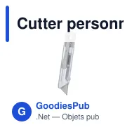 Cutter personnalisable Valtor avec logo pour vos fournitures de bureau - Miniature 10