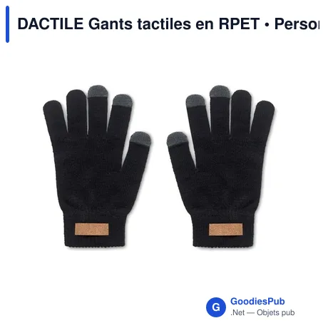 DACTILE Gants tactiles en RPET