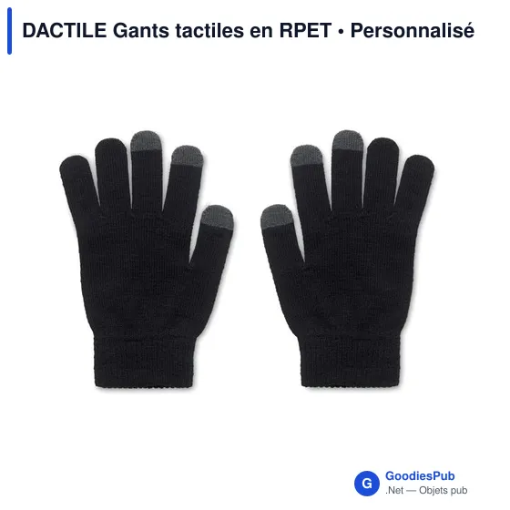 DACTILE Gants tactiles en RPET - Image 2