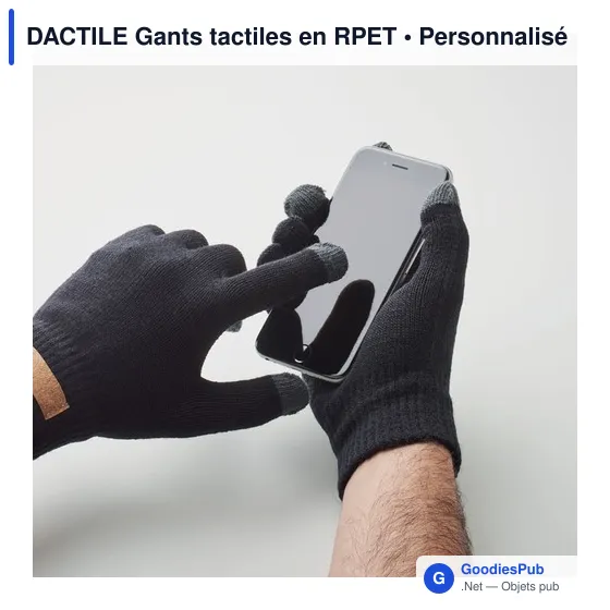 DACTILE Gants tactiles en RPET - Image 3