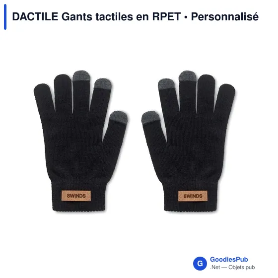 DACTILE Gants tactiles en RPET - Image 4