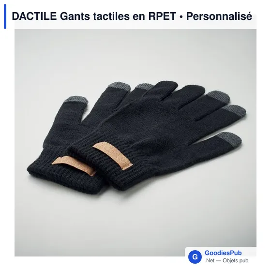 DACTILE Gants tactiles en RPET - Image 5