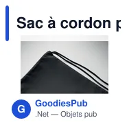 Sac à cordon personnalisable en RPET avec logo - DAFFY RPET - Miniature 9