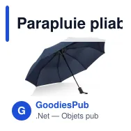Parapluie pliable tempête personnalisable 21,5 pouces automatique avec logo - Daintree - Miniature 6