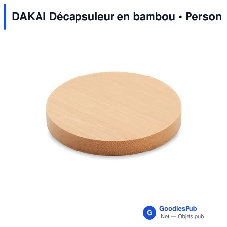 DAKAI Décapsuleur en bambou