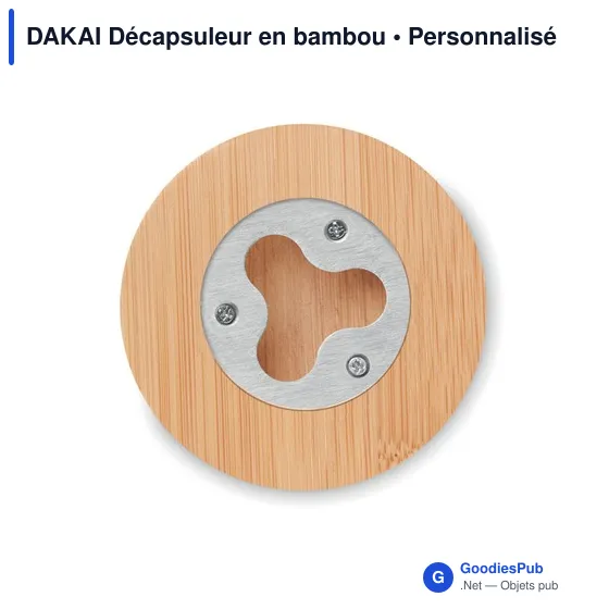 DAKAI Décapsuleur en bambou - Image 4