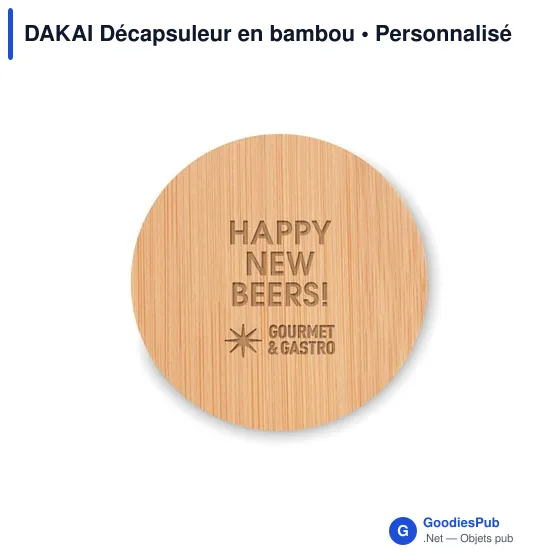 DAKAI Décapsuleur en bambou - Image 5