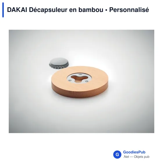 DAKAI Décapsuleur en bambou - Image 6