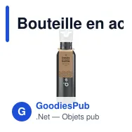 Bouteille en acier inoxydable recyclé personnalisable 750 ml - Dakota RCSavec logo - Miniature 10