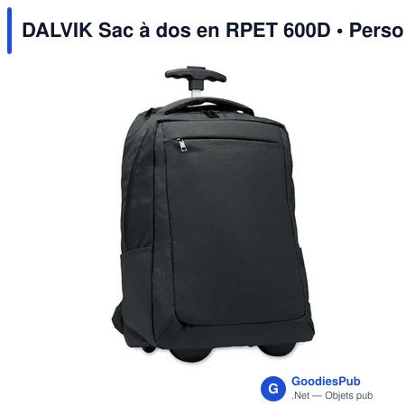 DALVIK Sac à dos en RPET 600D