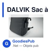 DALVIK Sac à dos en RPET 600D - Miniature 3