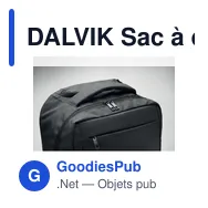 DALVIK Sac à dos en RPET 600D - Miniature 10