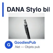 DANA Stylo bille aluminium recyclé - Miniature 11