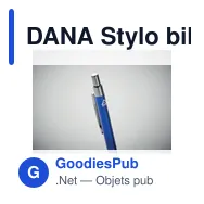 DANA Stylo bille aluminium recyclé - Miniature 6