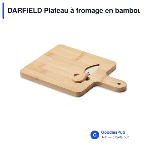 DARFIELD Plateau à fromage en bambou
