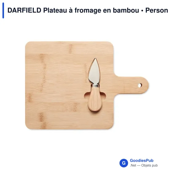 DARFIELD Plateau à fromage en bambou - Image 2