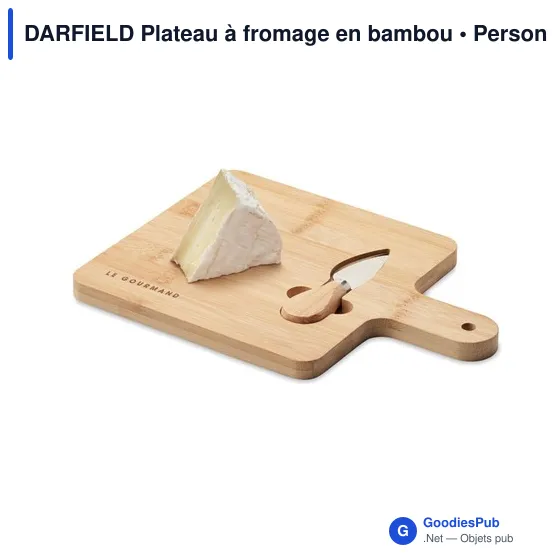 DARFIELD Plateau à fromage en bambou - Image 5