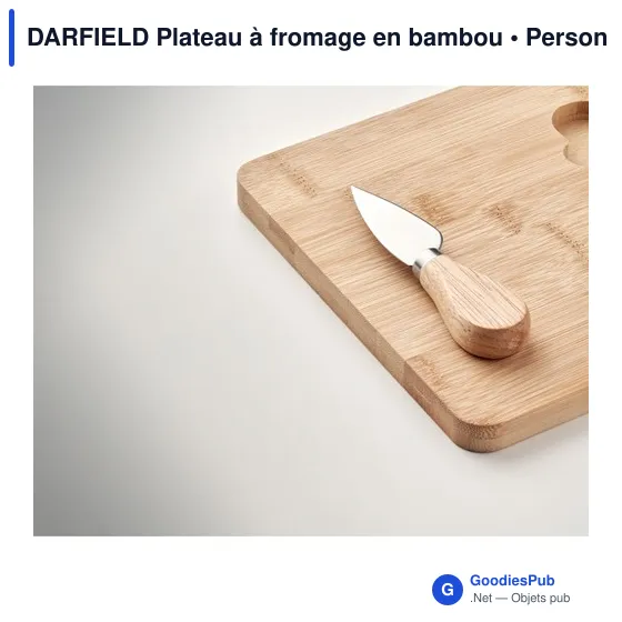 DARFIELD Plateau à fromage en bambou - Image 6