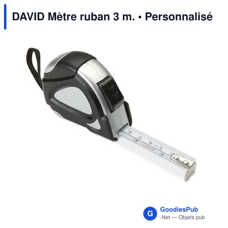 DAVID Mètre ruban 3 m.