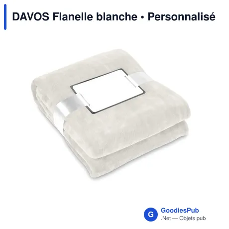 DAVOS Flanelle blanche