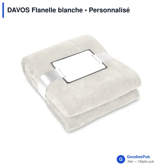 DAVOS Flanelle blanche - Image 1
