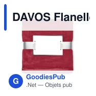 DAVOS Flanelle blanche - Miniature 4