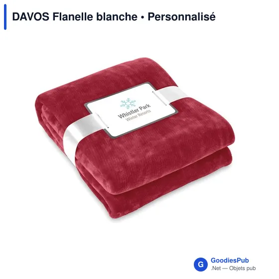 DAVOS Flanelle blanche - Image 5