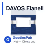 DAVOS Flanelle blanche - Miniature 7