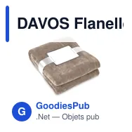 DAVOS Flanelle blanche - Miniature 8