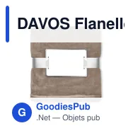 DAVOS Flanelle blanche - Miniature 9