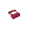 Variante bordeaux - DAVOS Flanelle blanche