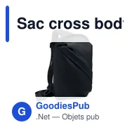 Sac cross body personnalisable en PU avec logo - DAY - Miniature 1