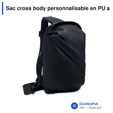 Sac cross body personnalisable en PU avec logo - DAY