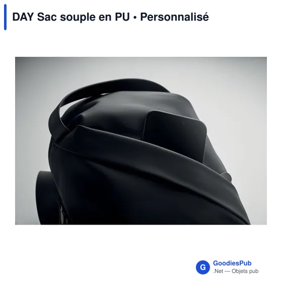 Sac cross body personnalisable en PU avec logo - DAY - Image 3