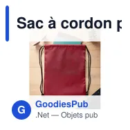 Sac à cordon personnalisable DAYKIT avec logo en RPET - Miniature 12