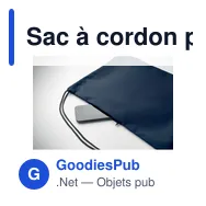 Sac à cordon personnalisable DAYKIT avec logo en RPET - Miniature 4