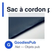 Sac à cordon personnalisable DAYKIT avec logo en RPET - Miniature 5
