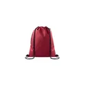 Variante bordeaux - Sac à cordon personnalisable DAYKIT avec logo en RPET