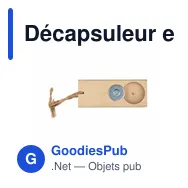 Décapsuleur en bois personnalisable avec logo | Rufus - Miniature 4