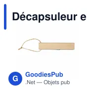 Décapsuleur en bois personnalisable avec logo | Rufus - Miniature 5