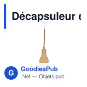 Décapsuleur en liège personnalisable avec logo - Ophelie - Miniature 1