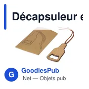 Décapsuleur en liège personnalisable avec logo - Ophelie - Miniature 5