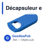 Décapsuleur en plastique personnalisable avec logo - Tay - Miniature 10