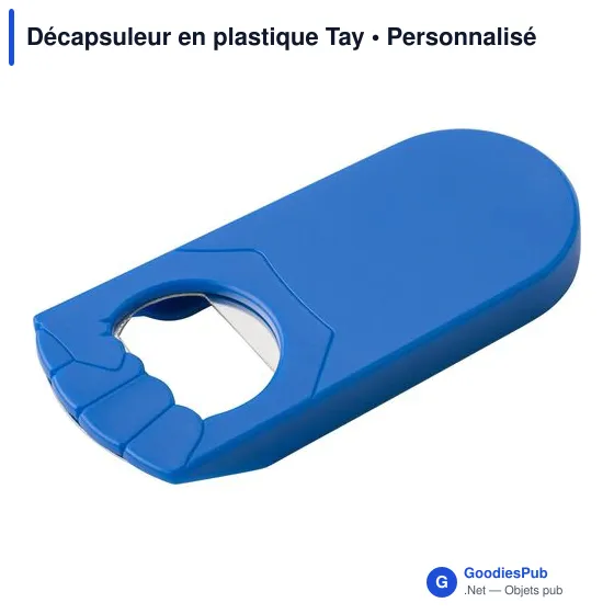 Décapsuleur en plastique personnalisable avec logo - Tay - Image 10